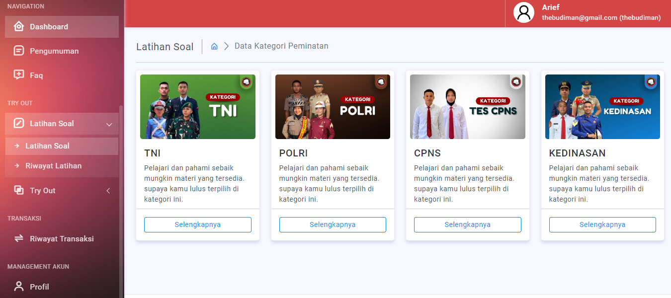aplikasi cat cbt tni polri kedinasan cpns