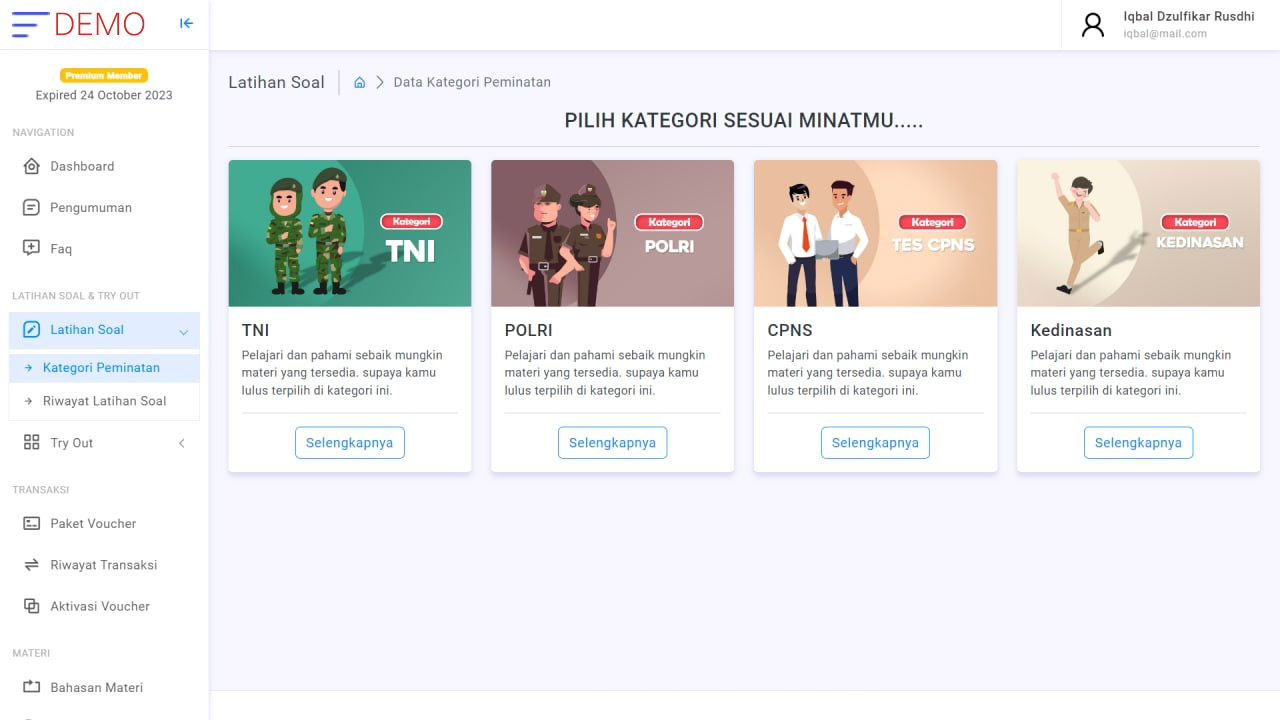 aplikasi cat cbt bimbel tni polri